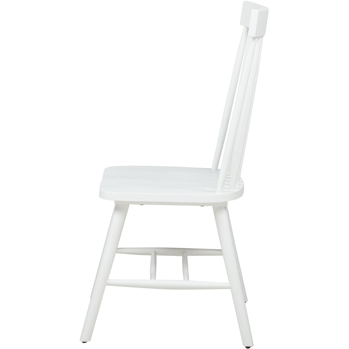 Coaster Furniture Andrews 122502WHT Set of 2 Windsor Spindle Back Dining Side Chair - White IMAGE 6