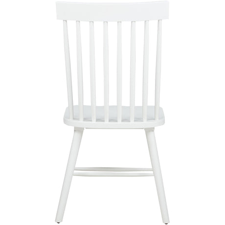  Coaster Furniture Andrews 122502WHT Set of 2 Windsor Spindle Back Dining Side Chair - White IMAGE 8