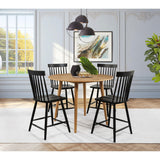  Coaster Furniture Andrews 122508 48-inch Round Counter Height Dining Table - Light Ash IMAGE 5