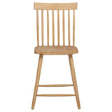  Coaster Furniture Andrews 122509 Set of 2 Windsor Counter Height Dining Side Chair - Light Ash IMAGE 11