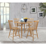  Coaster Furniture Andrews 122509 Set of 2 Windsor Counter Height Dining Side Chair - Light Ash IMAGE 13