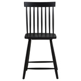  Coaster Furniture Andrews 122509BLK Set of 2 Windsor Counter Height Dining Side Chair - Black IMAGE 10