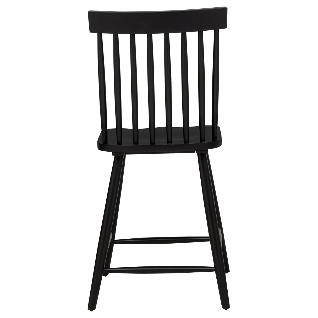  Coaster Furniture Andrews 122509BLK Set of 2 Windsor Counter Height Dining Side Chair - Black IMAGE 11