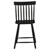  Coaster Furniture Andrews 122509BLK Set of 2 Windsor Counter Height Dining Side Chair - Black IMAGE 11