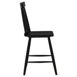  Coaster Furniture Andrews 122509BLK Set of 2 Windsor Counter Height Dining Side Chair - Black IMAGE 6