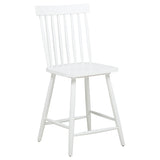  Coaster Furniture Andrews 122509WHT Set of 2 Windsor Counter Height Dining Side Chair - White IMAGE 11