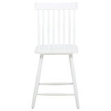  Coaster Furniture Andrews 122509WHT Set of 2 Windsor Counter Height Dining Side Chair - White IMAGE 12