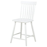  Coaster Furniture Andrews 122509WHT Set of 2 Windsor Counter Height Dining Side Chair - White IMAGE 3