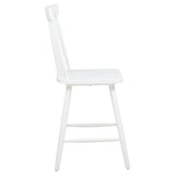  Coaster Furniture Andrews 122509WHT Set of 2 Windsor Counter Height Dining Side Chair - White IMAGE 4