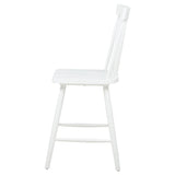  Coaster Furniture Andrews 122509WHT Set of 2 Windsor Counter Height Dining Side Chair - White IMAGE 5