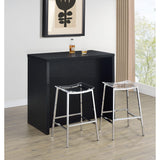  Coaster Furniture Topanga 182784 Engineered Wood Freestanding Home Bar - Black IMAGE 6