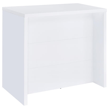  Coaster Furniture Topanga 182786 Engineered Wood Freestanding Home Bar - White IMAGE 3