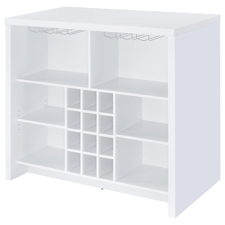  Coaster Furniture Topanga 182786 Engineered Wood Freestanding Home Bar - White IMAGE 4