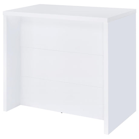  Coaster Furniture Topanga 182786 Engineered Wood Freestanding Home Bar - White IMAGE 8