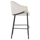  Coaster Furniture Chadwick 183437N Set of 2 Fabric Upholstered Bar Chair - Beige IMAGE 2