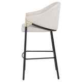  Coaster Furniture Chadwick 183437N Set of 2 Fabric Upholstered Bar Chair - Beige IMAGE 3