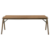  Coaster Furniture Randolph 192521 82-inch Rectangular Dining Table - Sheesham/Brown IMAGE 7