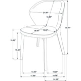  Coaster Furniture Randolph 192522 Set of 2 Dining Side Chair - Butterscotch/Brown IMAGE 14