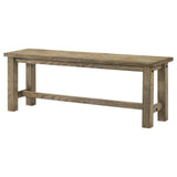  Coaster Furniture Cardova 192923 51-inch Solid Wood Dining Bench - Vineyard Oak IMAGE 2