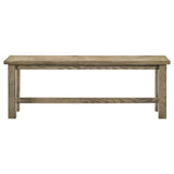 Coaster Furniture Cardova 192923 51-inch Solid Wood Dining Bench - Vineyard Oak IMAGE 7