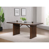  Coaster Furniture Sherwood 193591 72-inch Rectangular Dining Table - Brown IMAGE 2