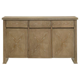  Coaster Furniture Adina 193615 3-door 59-inch Sideboard Server  - Distressed Light Brown IMAGE 10