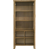  Coaster Furniture Adina 193616 77-inch Tall Display Cabinet  - Distressed Light Brown IMAGE 5
