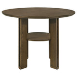  Coaster Furniture Ottowa 193668 47-inch Round Counter Height Dining Table - Brown IMAGE 2