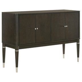  Coaster Furniture Reseda 193675 4-door Dining Sideboard Server with Shelves - Ash Brown IMAGE 1