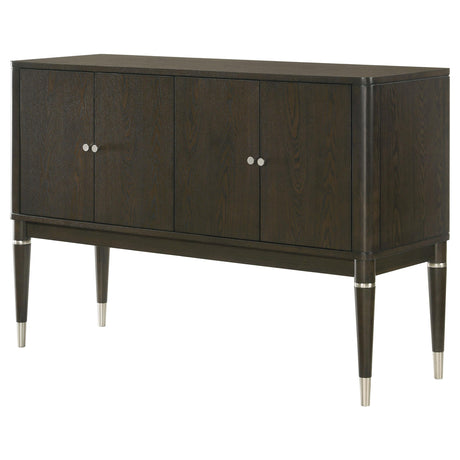  Coaster Furniture Reseda 193675 4-door Dining Sideboard Server with Shelves - Ash Brown IMAGE 2