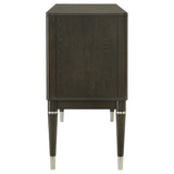  Coaster Furniture Reseda 193675 4-door Dining Sideboard Server with Shelves - Ash Brown IMAGE 6