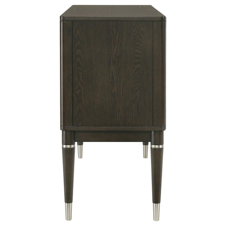  Coaster Furniture Reseda 193675 4-door Dining Sideboard Server with Shelves - Ash Brown IMAGE 6