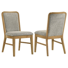  Coaster Furniture Croyden 193732 Set of 2 Dining Side Chair - Weathered Natural IMAGE 1
