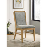  Coaster Furniture Croyden 193732 Set of 2 Dining Side Chair - Weathered Natural IMAGE 4