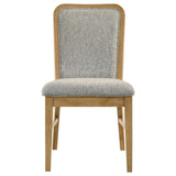  Coaster Furniture Croyden 193732 Set of 2 Dining Side Chair - Weathered Natural IMAGE 6