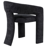  Coaster Furniture Carlow 193813BLK Set of 2 Upholstered Dining Arm Chair - Black IMAGE 2