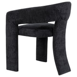  Coaster Furniture Carlow 193813BLK Set of 2 Upholstered Dining Arm Chair - Black IMAGE 8