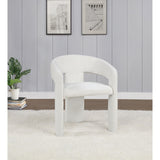  Coaster Furniture Carlow 193813WHT Set of 2 Upholstered Dining Arm Chair - White IMAGE 3