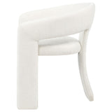 Coaster Furniture Carlow 193813WHT Set of 2 Upholstered Dining Arm Chair - White IMAGE 6