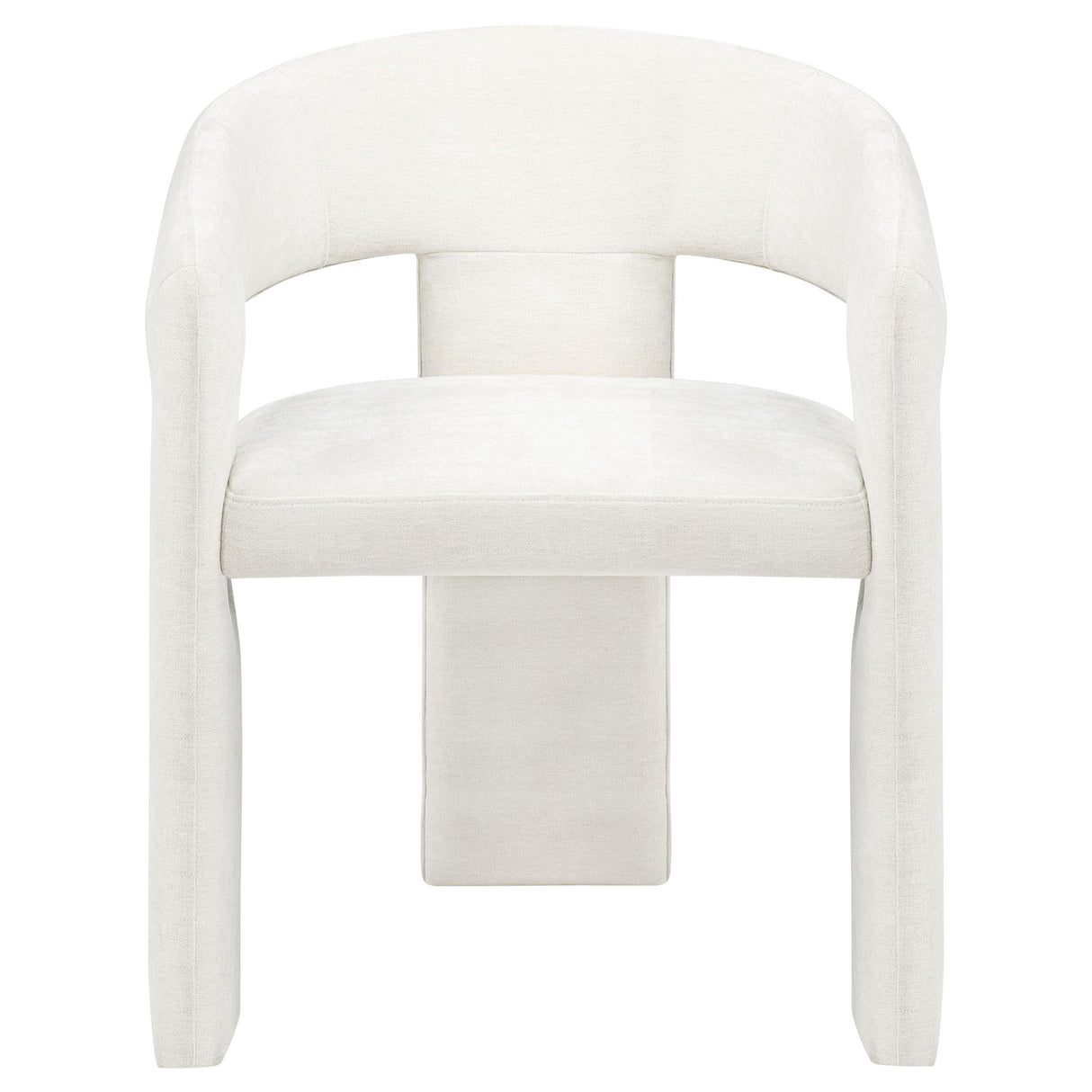  Coaster Furniture Carlow 193813WHT Set of 2 Upholstered Dining Arm Chair - White IMAGE 8