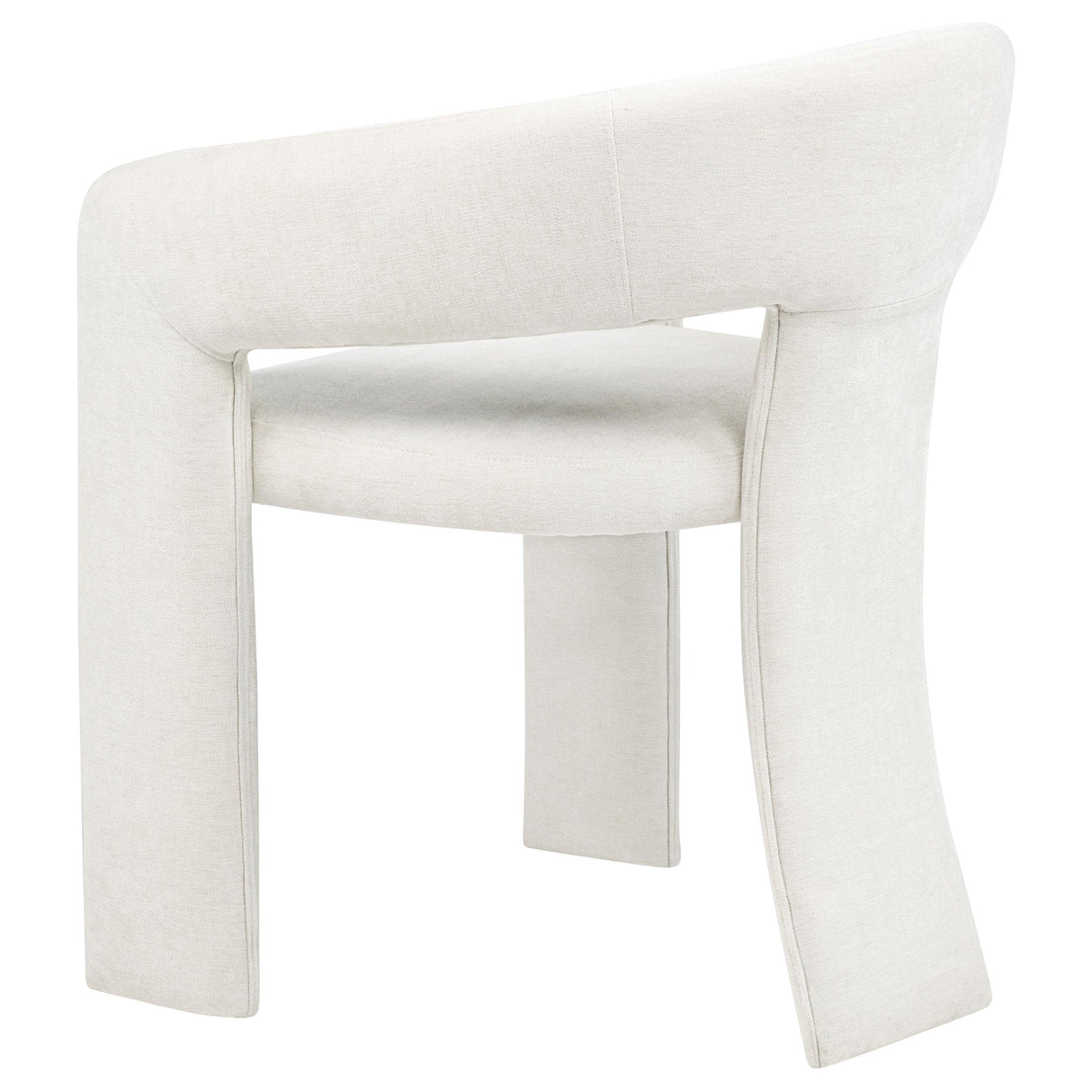  Coaster Furniture Carlow 193813WHT Set of 2 Upholstered Dining Arm Chair - White IMAGE 9