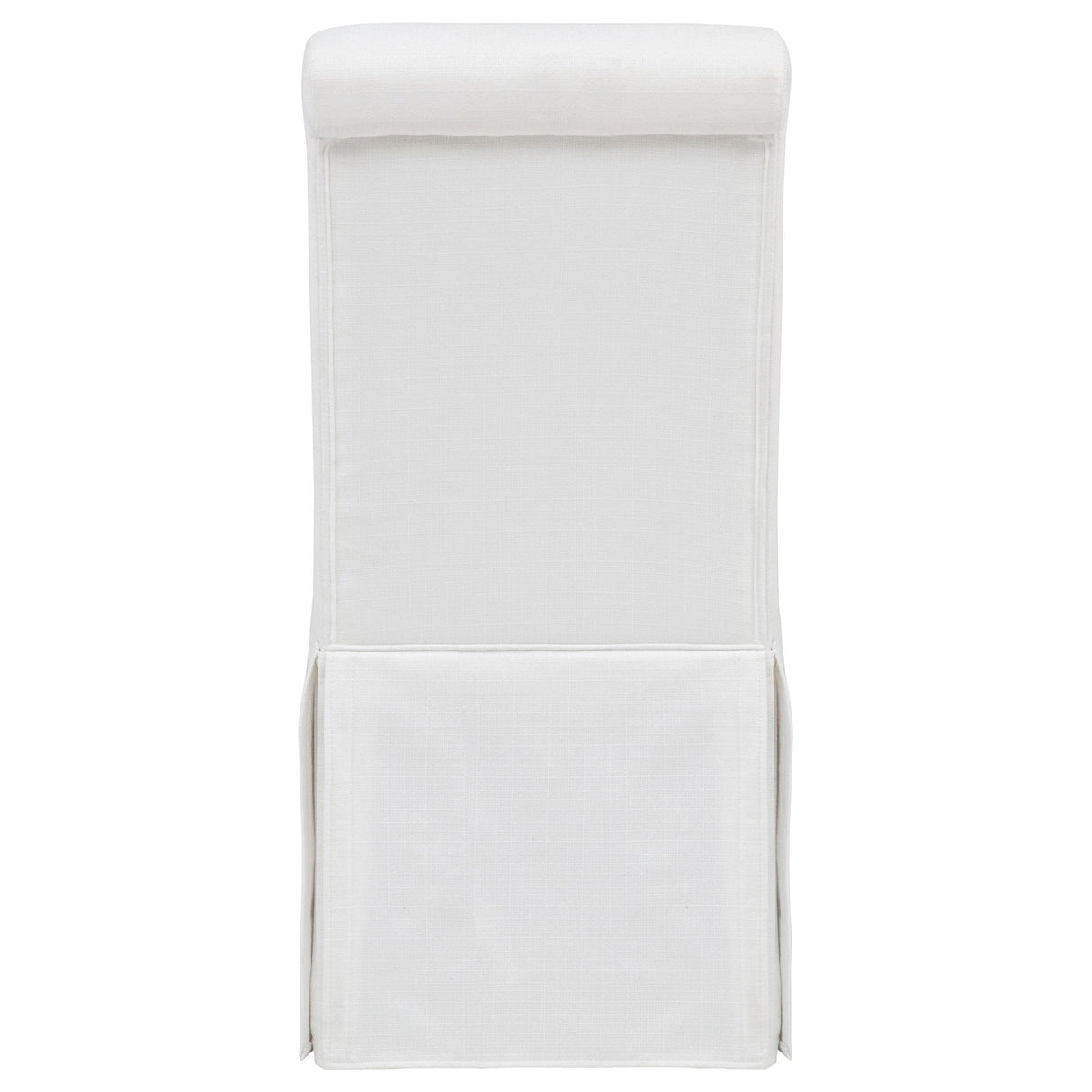  Coaster Furniture Shawna 193912WHT Set of 2 Upholstered Skirted Side Chair - White IMAGE 11