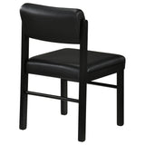  Coaster Furniture Kehoe 193922BLK Set of 2 Upholstered Dining Side Chair - Black IMAGE 7
