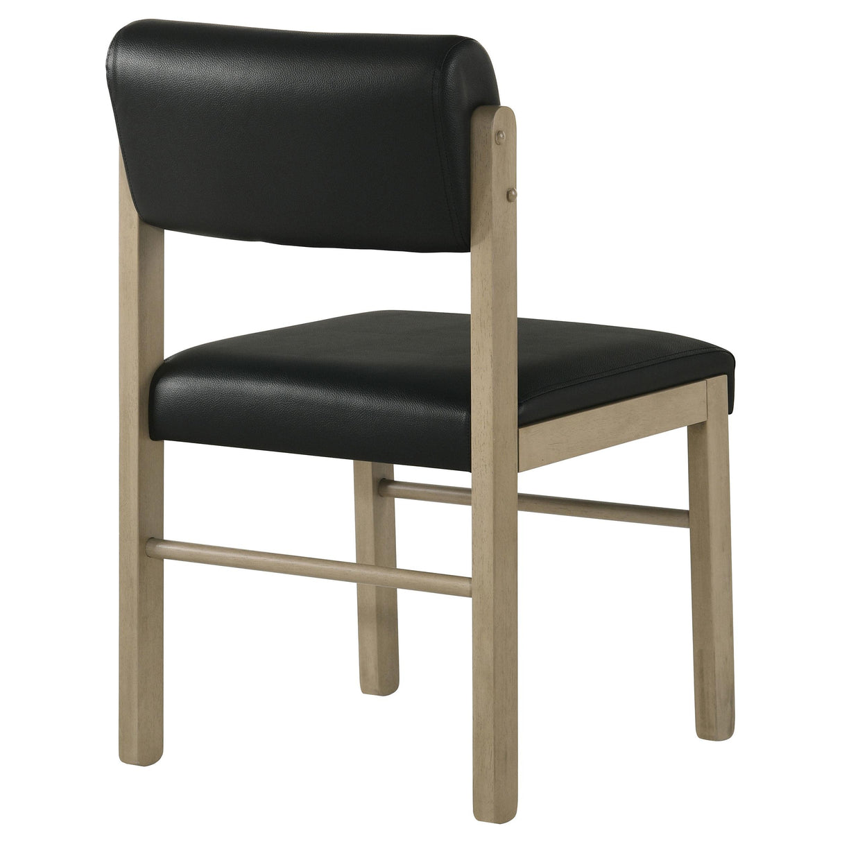  Coaster Furniture Kehoe 193922NAT Set of 2 Upholstered Dining Side Chair - Black/Natural Oak IMAGE 11