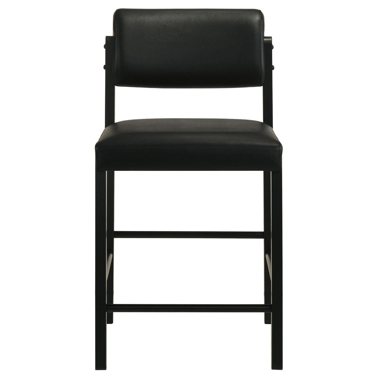  Coaster Furniture Kehoe 193929BLK Set of 2 Upholstered Counter Height Chair - Black IMAGE 10