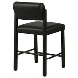 Coaster Furniture Kehoe 193929BLK Set of 2 Upholstered Counter Height Chair - Black IMAGE 11
