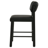  Coaster Furniture Kehoe 193929BLK Set of 2 Upholstered Counter Height Chair - Black IMAGE 5