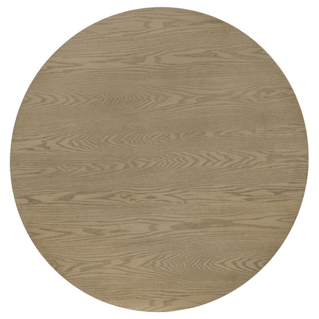  Coaster Furniture Hamlyn 193930NAT 47-inch Round Wood Dining Room Table - Natural Oak IMAGE 6