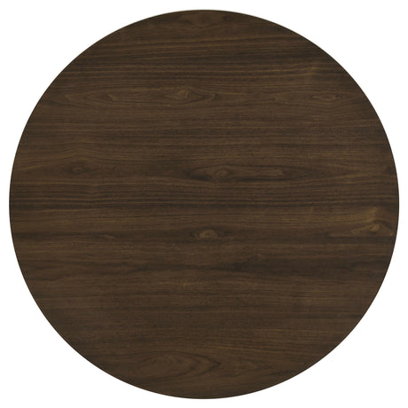  Coaster Furniture Hamlyn 193930WAL 47-inch Round Wood Dining Room Table - Walnut IMAGE 8