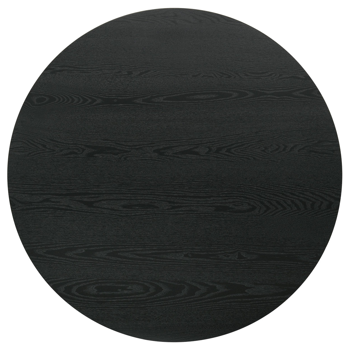 Coaster Furniture Hamlyn 193938BLK 43-inch Round Wood Counter Height Dining Table - Black IMAGE 8